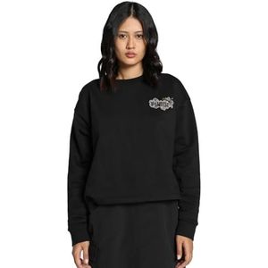 PUMA - ESS+ CLASS ACT CREW FL - Sportshirt - Zwart - Katoen