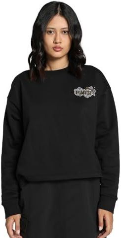 Sweater - Ronde Hals - Sweatstof - Geribbelde Kraag - Logoprint