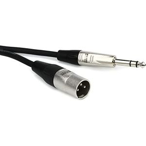 Hosa HSX-010, Pro Balanced Interconnect, REAN 1/4 in TRS naar XLR3M, 10 ft