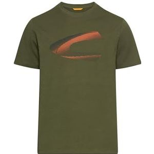 camel active - T-shirt - Bosgroen - Duurzaam Biologisch Katoen