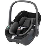 Maxi-Cosi Pebble 360 i-Size baby autostoel, 360 draaibare autostoel pasgeborenen, 0-15 maanden (40-83 cm), Met één hand draaibaar, ClimaFlow, Easy-in harnas, G-CELL-technologie, Essential Black