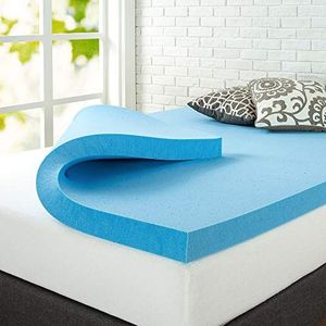Zinus 7,6 cm gel traagschuim mattress topper, Double