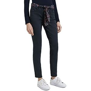 TOM TAILOR Dames Alexa Slim Jeans met ceintuur 1022290, 10668 - Sky Captain Blue, 32W / 32L