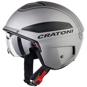 Cratoni Helmets Vigor Fietshelm voor volwassenen, uniseks, mat grijs, maat L (58-59 cm)