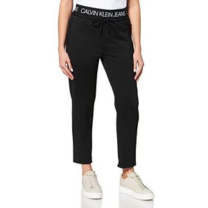 Calvin Klein Jeans Heren Exposed Tailleband Milano broek, Zwart (Ck Black Bae), 38W