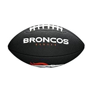 Wilson Minivoetbal met NFL-teamlogo, zwart - Denver Broncos