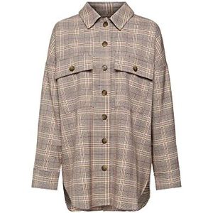 edc by ESPRIT Dames 102CC1G307 Jas, 272/Beige 3, L