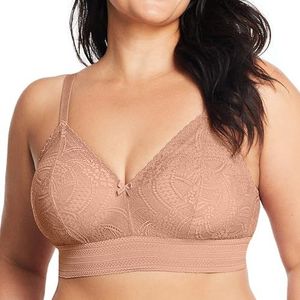 Glamorise Damesbeha met volledige afdekking, cappuccino, 105D