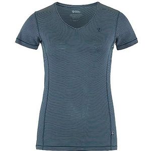 FJALLRAVEN Abisko Cool T-shirt W. T-shirt, dames, Blauw (Indigo), S