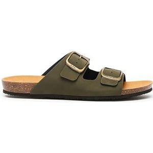 Sandaal - Zwart - Natuurlijke Kurk - Verstelbare Bandjes