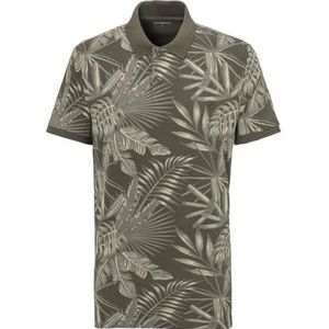 Firefly Fir Henry Printed Pike Polo voor heren Green S