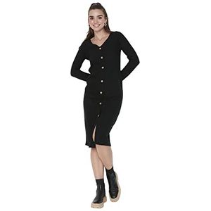 Trendyol Jurk - Zwart - Bodycon M Zwart, Zwart, M