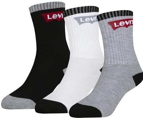 Levi's - Batwing - Werksokken - Lichtgewicht - Klassieke Lengte - Set van 3 Paar