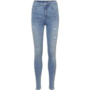 VERO MODA Dames Jeans, blauw (light blue denim), M x 28L