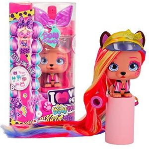 VIP PETS Bow Power Aurora S6 | pop om te verzamelen in trendy urban-look, met lang haar om te stylen en te decoreren, speelgoed en cadeau voor meisjes en jongens vanaf 3 jaar
