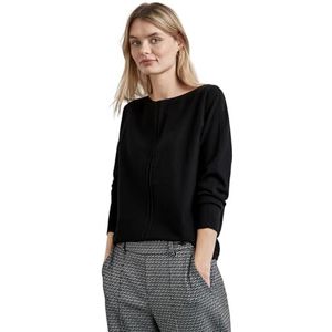 Street One dames dolman trui, zwart, 40