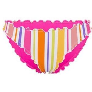 CHIEMSEE Bikinibroek met patroon met ruches, 1021 wit/oranje, 38
