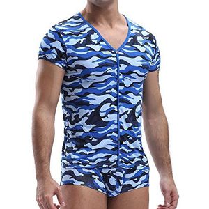 Modal Fibre V-SHIRT - Black Nitro - 1011DX - heren Gr. L koningsblauw