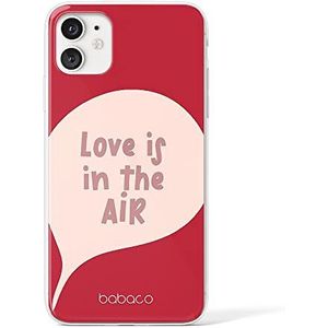 ERT GROUP mobiel telefoonhoesje voor Apple Iphone 11 origineel en officieel erkend Babaco patroon Love is in the air 001 aangepast aan de vorm van de mobiele telefoon, hoesje is gemaakt van TPU