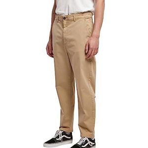 Urban Classics Herren Hose Cropped Chino Pants unionbeige 36