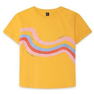 Tuc Tuc Girls-Happy Message T-shirt, geel, regular voor meisjes