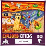Exploding Kittens Puzzel - Spicy Screem - 1000 stukjes - Engels - voor Volwassenen