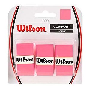 Wilson Pro Comfort Tennis / Padel Overgrip Fluor Roze - 3 pack