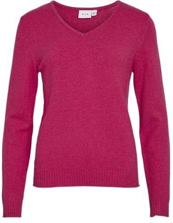 Viril V-hals L/S Knit Top - Noos, jazzy, M