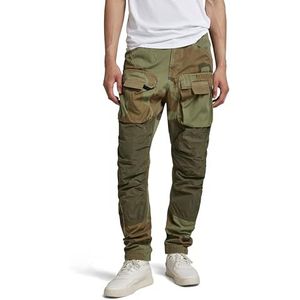 G-Star Raw CARGO PANTS heren 3D Straight Tapered Cargo , Meerkleurig (Smoke Olive Desert Camo D386-d936) , 32W / 34L