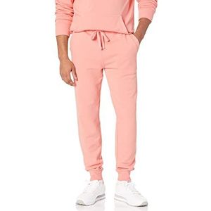 Amazon Essentials Lichtgewicht joggingbroek van Franse badstof voor heren (verkrijgbaar in groot en lang), perzik, L
