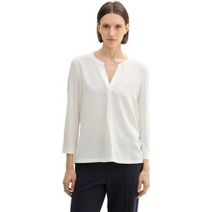 TOM TAILOR T-shirt voor dames, 10315 - Whisper White, L
