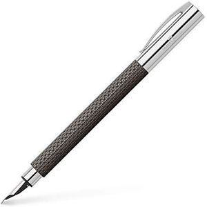 Faber-Castell 147052 - Vulpen Ambition OpArt Black Sand, veerbreedte EF, incl. geschenkverpakking