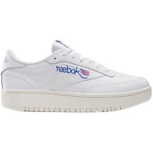 Reebok CLUB C DOUBLE dames Sneaker Low top, Ftwwht Chalk Stepur, 35 EU