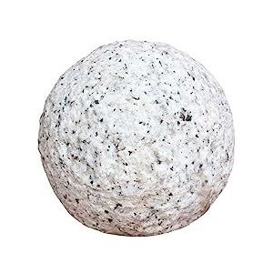 Biscottini Decoratieve bal voor buiten, 10 x 10 x 10 cm, tuindecoratie van steen, accessoires voor buiten