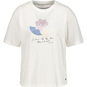 Garcia Dames T-shirt met korte mouwen, gebroken wit, M, off-white, M