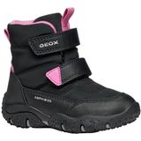 Geox Baby meisjes B Baltic Girl B ABX enkellaars, zwart/fuchsia, 21 EU, Black Fuchsia, 21 EU