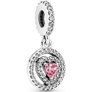 Charm colgante Pandora 791476C01 Corazón doble