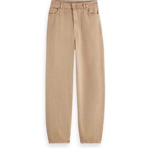 Scotch & Soda - The Tide - Jeans - Beige - Hoge Taille Ballon Fit