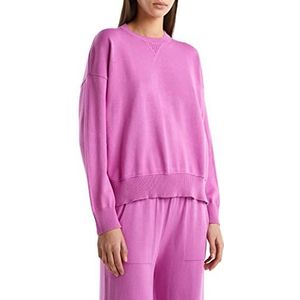 United Colors of Benetton Shirt G/C M/L 1294D104Q trui, roze 0K9, L dames, Roze 0 K9, L