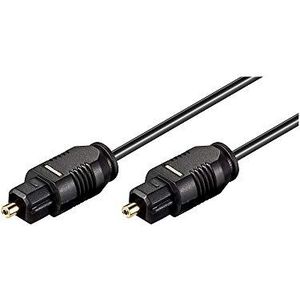 goobay HDSupply Toslink S/PDIF audiokabel, optisch LWL, stekker, Ø 2,2 mm, 5,00 m, zwart