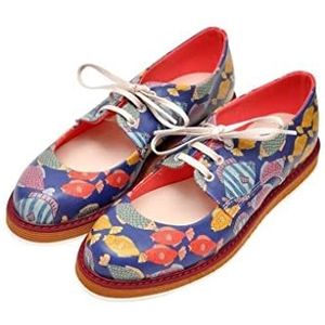 DOGO Dames Pency Oxford, Meerkleurig, 35 EU