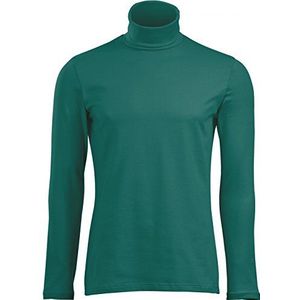 Trigema Heren coltrui shirt, groen (vert), XL