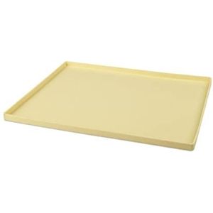 Zenker Biscuitrolmat CANDY, rolmat van siliconen, bakplaat voor cake (kleur: crème), hoeveelheid: 1 stuk, 36 x 27 x 1,5 cm