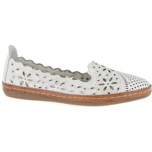 Andrea Conti Ballerina voor dames, wit, 36 EU