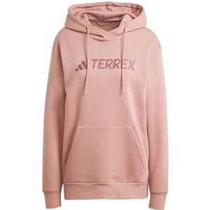 adidas Dames Terrex Multi Large Logo Hoodie, Warm Clay, XXL