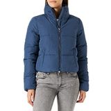 ONLY Onldolly Short Puffer Jacket Otw Noos jas voor dames, Donkere Denim, S