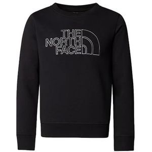 The North Face - Drew Peak Light Crew - Trui - Zwart - 68% Katoen, 32% Polyester