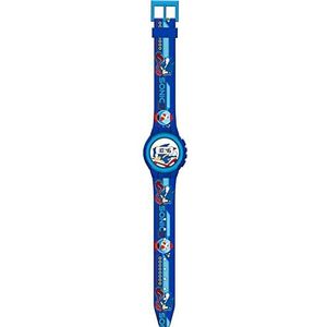 Kids Euroswan Digitaal horloge voor kinderen, 21 cm, compatibel met Sonic the Hedgehog, automatisch horloge met verstelbare kunststof band, voor jongens en meisjes, origineel verjaardagscadeau