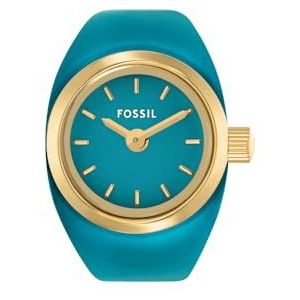 Fossil Analoog kwartshorloge voor dames met roestvrij stalen armband ES5415, goud