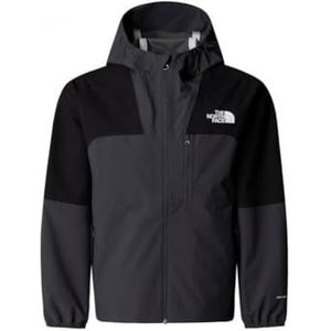 The North Face - Hike-shelljas - Tnf Black-asphalt Grey - Voor Tieners